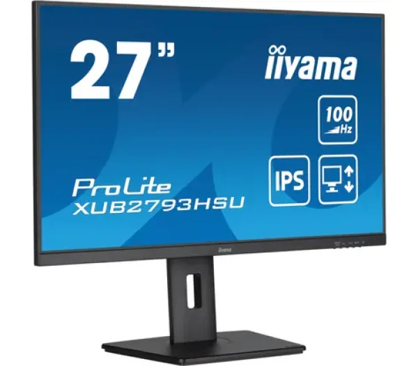27" IIYAMA ProLite XUB2793HSU-B7 čierna / IPS / 1920x1080 / 16:9 / 1ms / 1300:1 / 300cd / repro / HDMI / DP (XUB2793HSU-B7)
