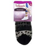 Dámske hodvábne ponožky s bodkami TRENDY SOCKS Black pattern - BELLINDA 35-38 černá vzor
