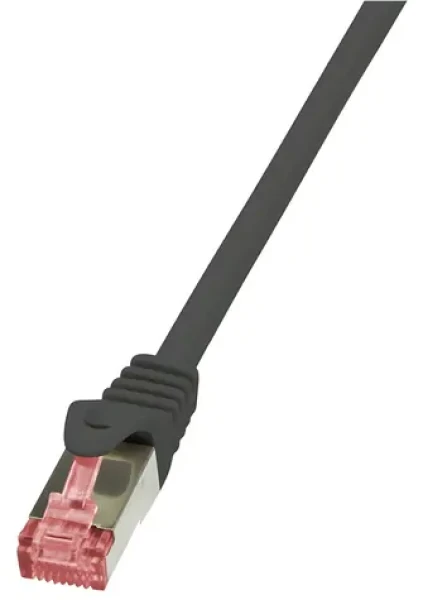 LogiLink PrimeLine Cat6 čierna / Patch kábel / S/FTP / 1 m / RJ-45 (CQ2033S)