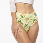 Dámska podprsenka Avocado maxi Brazilian - JULIMEX Zelená XXL