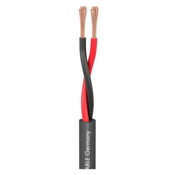 Sommer Cable 415-0051FC kábel k reproduktoru 2 x 1.50 mm² čierna metrový tovar; 415-0051FC