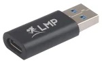 LMP Adaptér USB-A na USB-C čierna / Adaptér (18985)