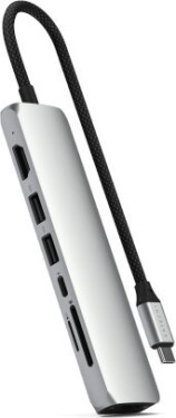 Satechi Satechi ST-P7SS huby i koncentratory USB Type-C 10000 Mbit/s strieborný