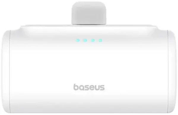 Baseus Compact 5000mAh 20W biela / Powerbanka / 1x USB-C (M) + 1x USB-C (F) (P10068306213-00)