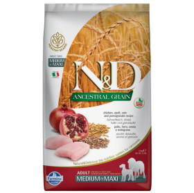 N&amp;D Dog Adult Medium/Large Light Chicken/Pomegranate Low Grain 12kg