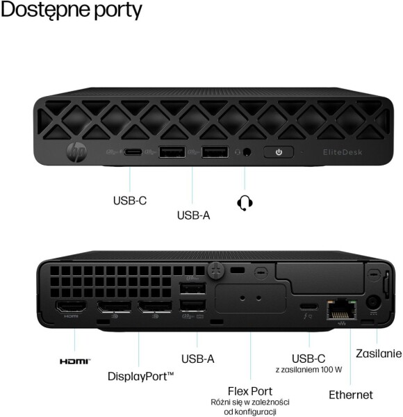 HP Komputer EliteDesk 8 Mini G1i U7-265T 1TB/16GB/W11P 998Z2ET