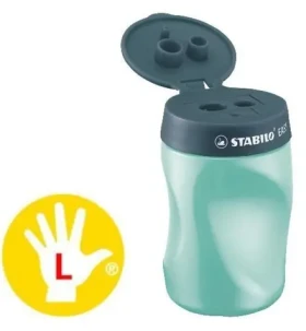 STABILO® EASYsharpener Orezávatko pre ľavákov tmavo zelené (143219)