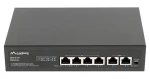 Lanberg RSFE-4P-2FE-60 / Switch / 6- Port / 100 Mbps / 4X PoE + / 60 W / 10 "/19" (RSFE-4P-2FE-60)