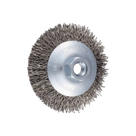 PFERD TOOLS PFERD TOOLS Kužeľová kefa, nepletená, KBU Ø 100x10 mm lanko z nehrdzavejúcej ocele M14 Ø 0,25 mm uhlová brúska 43316008 1 ks; 43316008