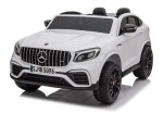 Mamido Detské elektrické autíčko Mercedes GLC 63S 4x4 dvojmiestne biele