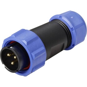 Weipu SP2110 / P 3 I guľatý faston, 1 ks; SP2110 / P 3 I