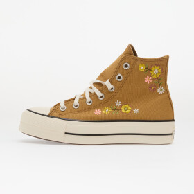 Tenisky Chuck Taylor All Star Lift Embroidered Flowers - Converse Honey Stick/ Egret EUR 40
