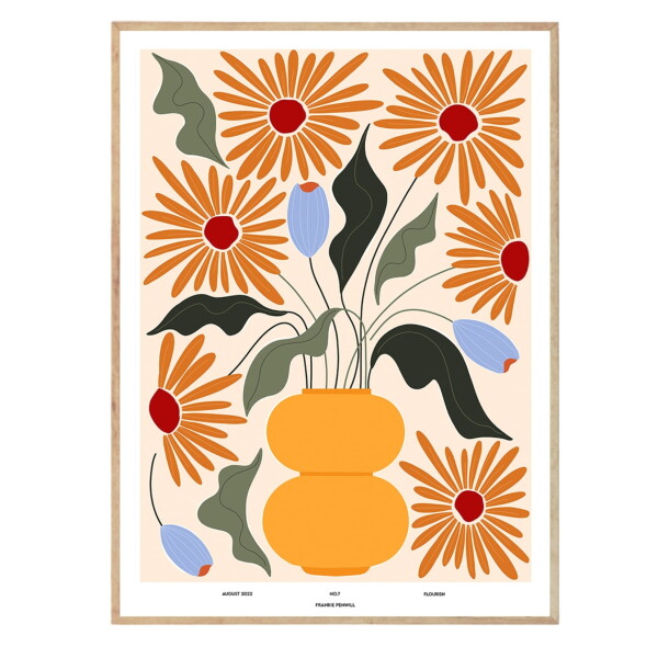 THE POSTER CLUB Autorský plagát Flourish by Frankie Penwill 50 x 70 cm