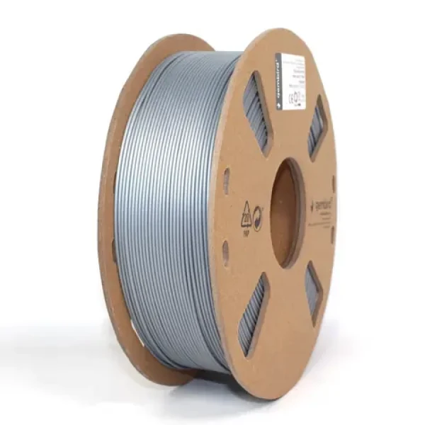 Gembird Filament 3DP-PLA+1.75-02-S / PLA PLUS / 1,75 mm / 1 kg / strieborná (3DP-PLA+1.75-02-S)