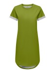 Jacqueline de Yong Dámske šaty JDYIVY Regular Fit 15174793 Lima Bean Green XS