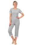 Pyžamo Donna Megi s 3/4 rukávmi, veľkosti S–XL Grey M