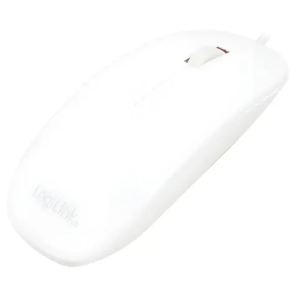 LogiLink optická myš biela / 1000 dpi / USB / 3 tlačidlá (ID0062)