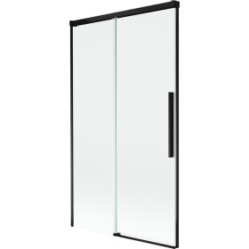 MEXEN/S - Rox vaňová zástena 2-krídlová posuvná 100 x 150, transparent, čierna 8C9-100-001-70-00