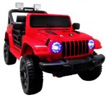 Mamido Veľký červený Jeep X10 s dvoma motormi - Hojdačka