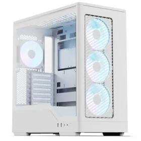 AeroCool D520A biela / Skriňa / Midi Tower / ATX / tvrdené sklo / RGB (ACCM-DS05143.21)