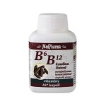 MEDPHARMA B6 a B12 + kyselina listová 107 kapsúl