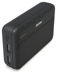 HAMA Pocket 10 čierna / Powerbanka / 10000 mAh / 2x USB-A / 5V / 2.1A (201770)
