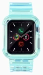 Hurtel Case Strap modrá / Kryt s remienkom / Apple Watch 40 mm / Silikónový