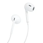 Dudao X14 PRO drôtové slúchadlá do uší biela / s mikrofónom / 3,5 mm mini jack / kábel 1.2 m (95382)