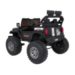 Mamido Elektrické autíčko Extreme Sport 4x4 s premenlivou veľkosťou čiernej
