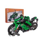Mamido Stavebnica športová motorka 2304 dielov zelená