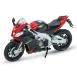 Welly Motocykel Aprilia RSV4 Factory červená