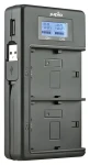 JUPIO Duo Charger LCD pre Sony / Nabíjačka / NP-FM50, NP-F550/F750/F970 / LCD displej (JDC2011)