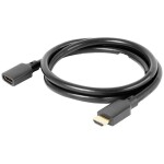 Club3D HDMI prepojovací kábel Zástrčka HDMI-A, Zásuvka HDMI-A 1.00 m čierna CAC-1322 HDMI kábel; CAC-1322