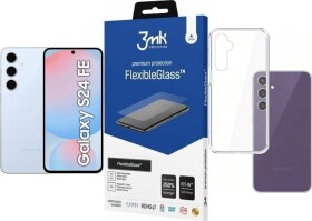 Samsung Galaxy S24 FE 5G 8/128GB Niebieski (SM-S721BLBDEUE) + FlexibleGlass + Etui Clear Case