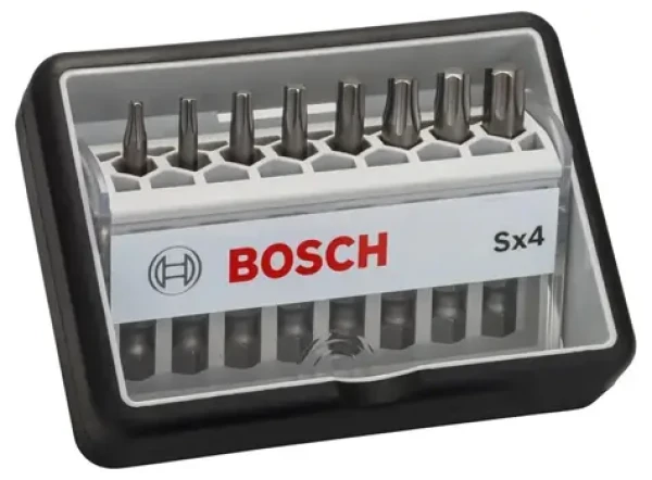 BOSCH 2607002559 / 8-dielna sada bitov T Robust Line Extra Hard / dĺžka 49 mm (2607002559)
