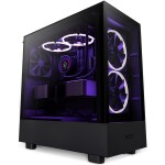 NZXT H5 Elite edition čierna / E-ATX / 1x USB 3.2 + 1x USB-C 3.2 / 3.5mm Jack / 3 x 120 mm (2xRGB) (CC-H51EB-01)