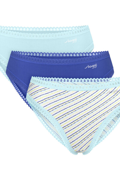 SLOGGI GO CRUSH NOHAVIČKY S VYSOKOU NOHOU 3PACK M007 směs barev L