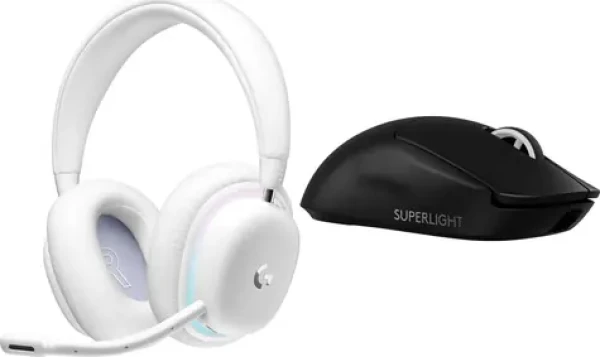 Logitech G735 biela + G Pro X SuperLight 2 / Herný set / bezdrôtové slúchadlá s mikrofónom + bezdrôtová myš / Lightspeed