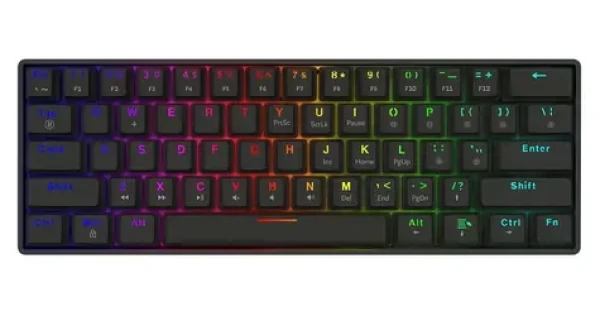 Savio BLACKOUT X2 čierna / Herná klávesnica / Mechanická / RGB / Hot-swap / OUTEMU Blue (BLACKOUT X2 Blue)