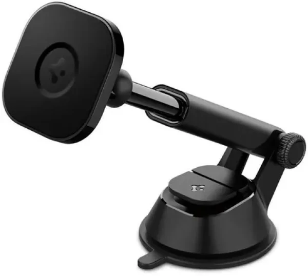 Spigen OneTap Magnetic Car Mount Dash čierna / Držiak do auta pre iPhone s MagSafe (ACP02618)