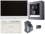 HIKVISION DS-KIS702Y / Sada videotelefónu / 2-drôt / 7" monitor / dverové stanice / zdroj (DS-KIS702Y)