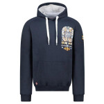 Pánska mikina WZ3016H/GN Grey Melange s potlačou - Geographical Norway 2XL šedá melange