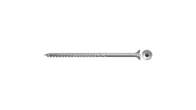 Fischer Power-Fast II 5,0x50 / Skrutka do drevotriesky / zápustná hlava TX / celý závit / biely zinok / 200 ks (670376)