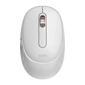 Marvo WM111 SW biela / bezdrôtová optická myš / 1600 DPI / 6 tlačidiel / USB 2.4GHz / Bluetooth (WM111 SW)