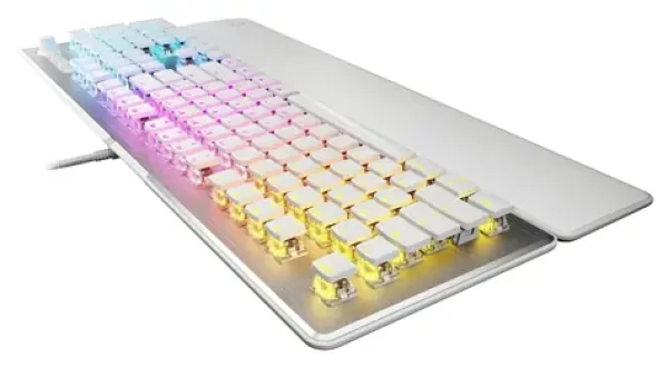 Turtle Beach Vulcan II TKL biela / Herná klávesnica / mechanická / RGB / Red switch / US (TBK-1002-11-US)