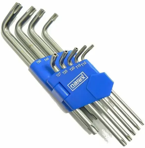 Narex Sada kľúčov 9dielna TORX s otvorom TT10-50 (NA443000341)