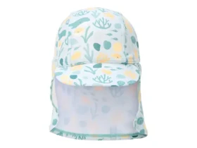 Little Dutch Plážová šiltovka s ochranou krku Seashells veľ. 1 (CL25038854LD)