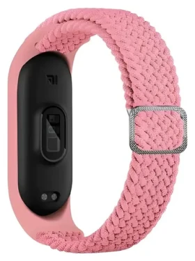 Beline Nylon ružová / Remienok / nylonový / pre XIAOMI Mi Band 8, 9, 10