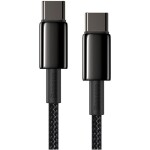 Baseus CATWJ-01 Kábel USB-C (M) - USB-C (M) 1 m čierna / 100W (CATWJ-01)