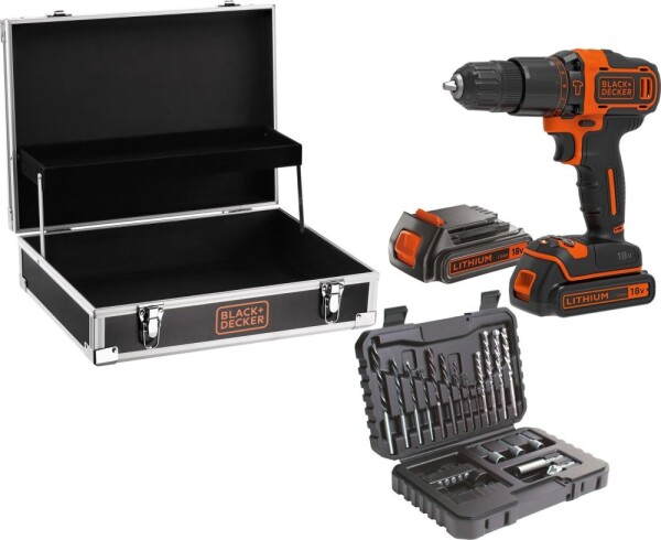 Black&Decker Black&Decker Akku-Schlagbohrschraube BDCHD18B2FC 2x1.5Ah 18V